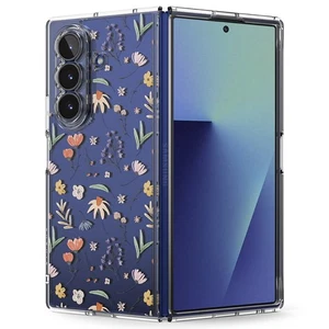 Coque pour Samsung Galaxy Z Fold 7 | Ringke [Design Fusion] Design 3D Fleur Sèche - Photo 1 sur 20