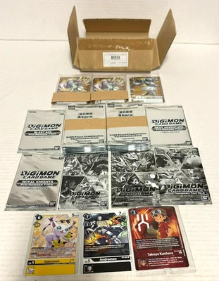 Digimon Card Game 2023 Store Championship Kit COMPLETE - 32x Packs + Sistermon + - Image 1 of 4