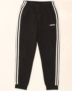 ADIDAS Girls Tracksuit Trousers Joggers 11-12 Years Black BK02 - Picture 1 of 3