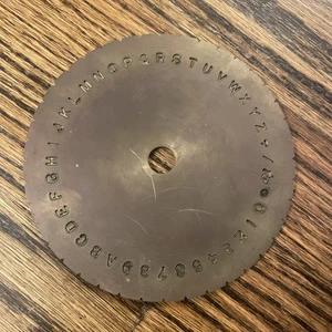 Nueva máquina de grabado de anillo interior Hermes disco de 5" vintage  - Imagen 1 de 3