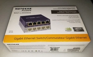 NETGEAR ProSafe 5-Port Gigabit Ethernet Unmanaged Switch Plug&Play GS105NA NEW - Picture 1 of 3