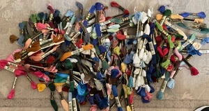 DMC Embroidery Floss Thread Cotton 1 Pound Lot New Various Colors More Then 200 - Picture 1 of 2