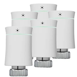 Heizkörper-Set komplett mit 5 Thermostatventilen Beca mit Gateway - Bild 1 von 5