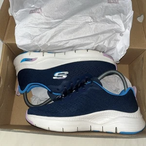 Skechers Women's 7.5 Infinity Cool Arch Fit Trainers Breathable Lightweight Shoe - Picture 1 of 24