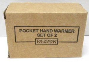 New  1955 Pocket Hand Warmers -  Restoration Hardware Set Of 2 - Picture 1 of 4