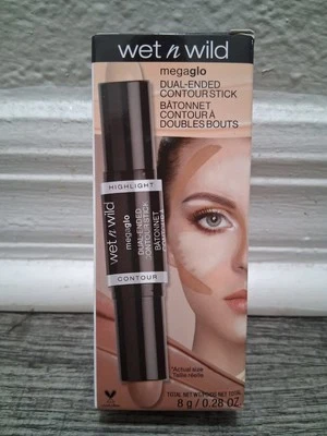 Wet n Wild Megaglo Dual-Ended Contour Stick 751A Light/Medium - Vegan - Image 1 of 4
