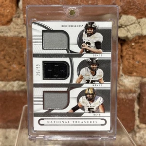 2023 National Treasures O’Connell Jones Karlaftis Triple Team Patch #/99 Purdue - Bild 1 von 4