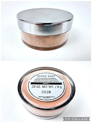 Mary Kay Bronze 1  Mineral Powder Foundation Code: 2x28  No Box .28oz NEW NOS - Image 1 of 4