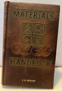 Materials Handbook by George S. Brady, Fifth Edition, 1944 Hardcover, VG - Picture 1 of 10