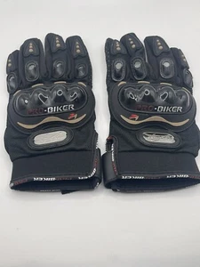 Lg PRO-BIKER Motorcycle/bike Racing Riding ATV touch screen Full Finger Gloves - Picture 1 of 4