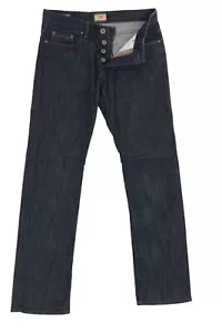 HUGO BOSS Orange25 Herren Jeans Hose W33 L32 33/32 blau dunkelblau stone Stretch - Bild 1 von 6