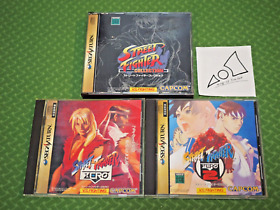 SegaSaturn Street Fighter collection ＆ Zero 1 2 Sega Saturn SS NTSC-J (Japan)