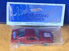 Q9-25 HOT WHEELS 14th COLLECTORS NATIONALS - ‘65 MUSTANG FASTBACK - AUTOGRAPHED 