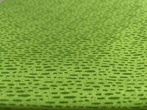 Bright Green dotted cotten Fabric by Anne Rowan Fabric  BTY 36x44 COTTON
