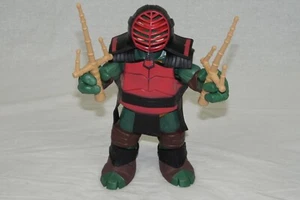 TEENAGE MUTANT NINJA TURTLE 10" RAPHAEL ACTION FIGURE WITH KENDO SPARRING OUTFIT - Picture 1 of 7