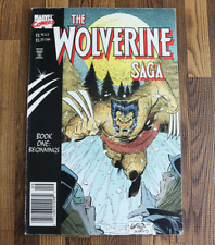 1989 Marvel Comics The Wolverine Saga #1 Book One NEWSSTAND G/FN+