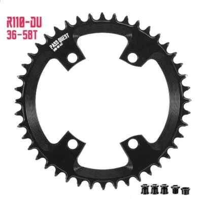 110BCD Road Bike Chainring for Shimano R7100 R8100 R9200 36T-60T Chainwheel - Image 1 of 4