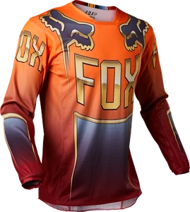 New Fox Racing Adult 180 Cntro Jersey, Flo Orange, 26727-824-L, Large - Picture 1 of 5