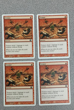 MTG MAGIC THE GATHERING TREMOR 4XPLAYSET - 8TH EDITION - COMMON - LP
