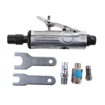 1/4'' NPT Air Die Grinder Kit Pneumatic Straight Mini Polisher Cutter Rotary - Image 1 of 4