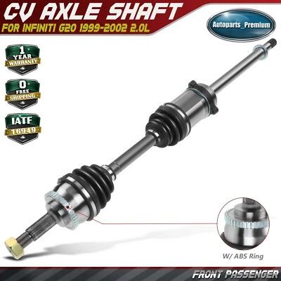 Conjunto de eje CV delantero derecho para INFINITI G20 1999-2002 automático con paquete Touring Foto 1 de 4