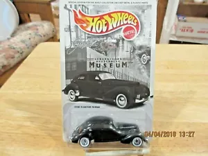 Hot Wheels '36 CORD S10 SEDAN on Auburn/Cord/Duesenberg Festival Card Blk w/RRs - Picture 1 of 8