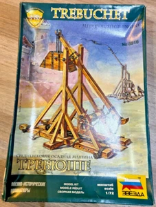 Vintage 1/72 Zvezda 8516 Medieval Siege Engine Trebuchet Catapult Model Kit - Bild 1 von 1