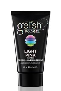 Gelish PolyGel Nail Enhancement Light Pink  Sheer 2oz On Sale
