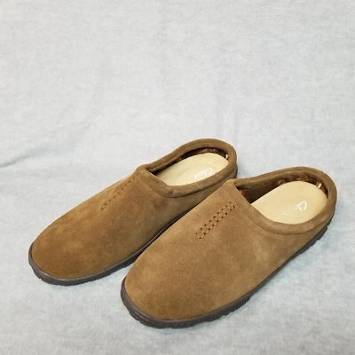 Zapatillas de cuero Clarks cómodas sin cordones para hombre talla 13 para interiores y exteriores Foto 1 de 4