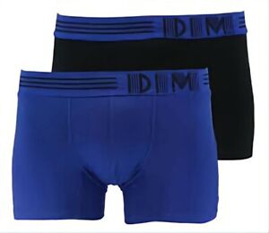 DIM Lot 2 boxers M taille 3 - Soft Touch Coton Stretch - Ceinture ultra Douce
