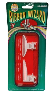 Ribbon Wizard Model W2 No Hands Sewing Machine Attachments Snap-On Foot - Picture 1 of 3