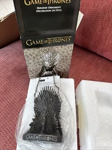 Game of Thrones The Iron Throne 4-Inch Resin HBO Ornament MINT In BOX - Picture 1 of 3