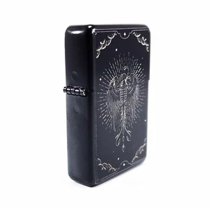 BRAND NEW - DESIGNED BRUSHED STYLED CIGARETTE PETROL LIGHTER - Card Pheonix - Picture 1 of 18