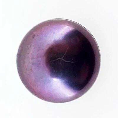 4 Cts Natural UNTREATED Tahitian Pearl Round Shape Certified Sparkling Gemstone - Image 1 of 3