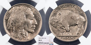 1913 Buffalo 5 Cent (Nickel) Type 2 NGC MS-63 #US94098