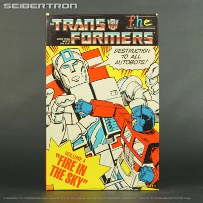 Transformers BETA Tape Vol 4 FIRE IN THE SKY FHE Big Box 1984 240716A - Image 1 of 4