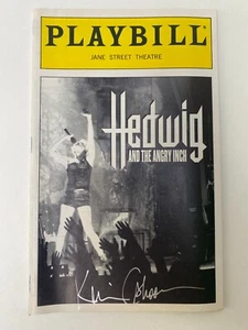 Kevin Cahoon *Signed* Hedwig and the Angry Inch Playbill - Picture 1 of 4