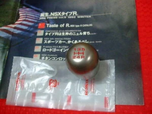 HONDA Genuine Type R MT Titanium Shift Knob Civic Integra Accord Excellent+++ - Picture 1 of 12