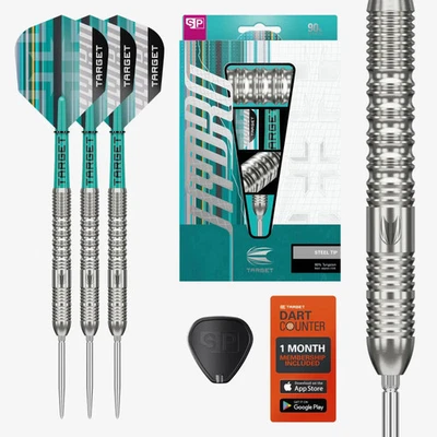 Target Hydro 01 90% Tungsten SP Steel Tip Darts - image 1 of 4