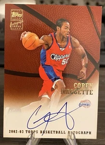 COREY MAGGETTE 2002-03 TOPPS BASKETBALL AUTOGRAPH AUTO - Picture 1 of 2