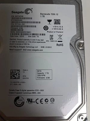 seagate barracuda 1tb Hard Drive - Image 1 of 4