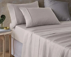 NEW Vintage Design Homewares 100% Hemp Sheet Set - Picture 1 of 3