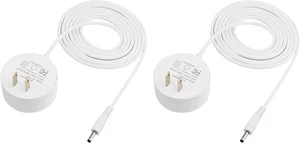 Paquete de 2 adaptadores de corriente de 6 pies compatibles con Google Nest Mini Nest Hub Nest - Imagen 1 de 3