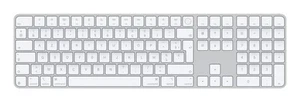 Apple Magic keyboard Universal USB + Bluetooth AZERTY French White - MXK73F/A - Picture 1 of 1