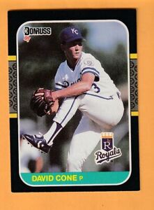 David Cone Kansas City Royals 1987 Donruss #502 RC Rookie 9P