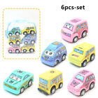 6Pcs/Set Toy Cars Gifts Pull Back And Go Vehicles For Baby Boys 1/2/3 Years Toy