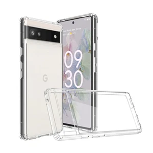 Funda Transparente Híbrida TPU+PC Alta Calidad para Google Pixel 6a - Imagen 1 de 5