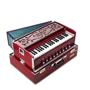 AMRIT Edizione Pieghevole 9 Tappi 42 Tasti A440 Tuning Harmonium con Borsa Imbottita - Foto 1 di 6