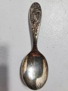 Cuchara de plata esterlina International Record nacimiento bebé 1969 inscrita - Imagen 1 de 5