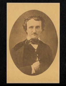 Edgar Allan Poe Writer 4"x6" Photo Reprint On 100 Year Old Paper  - Picture 1 of 1
